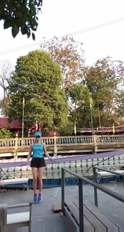 Just jumping rope