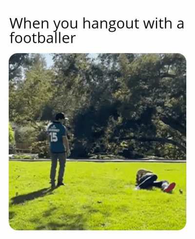 Or soccer player if you're still awake