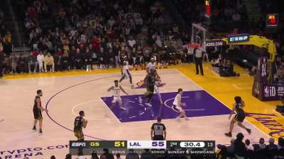 [Highlight] The Warriors' Ball Movement Leads to a Klay Thompson "Shooter's Bounce" 3