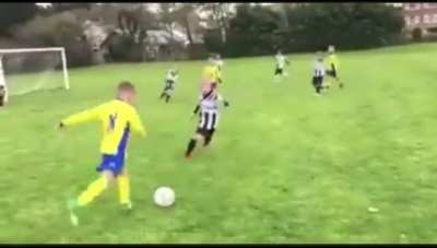 Not the brightest goalie.