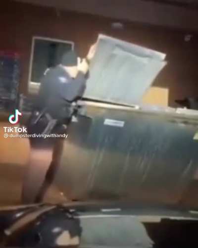 What's he doing in there?
