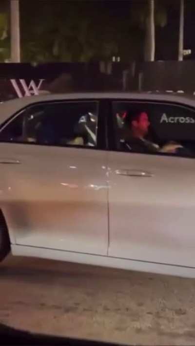 With the kids still in the car?