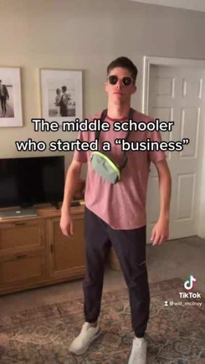 That kid who started a “business”
