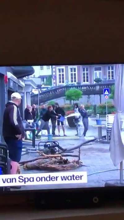WCGW not paying attention to someone throwing buckets of water