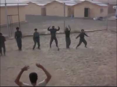 To train militiamen in Afghanistan (video is over 5 years old)
