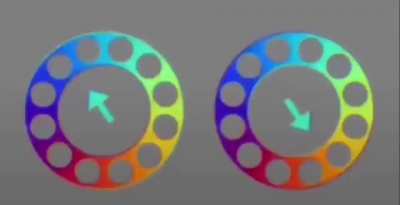 These circles are neither moving or changing shape