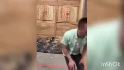 Axe throwing