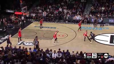 [Highlight] Kyrie's layup gets blocked by Goran Dragic, leaving Kyrie scoreless on 0/7 shooting through 3 quarters