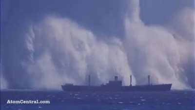 Underwater nuclear explosion
