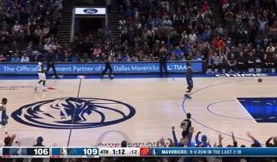[Highlight] Luka appears to say "f*cking dumbass" after Gobert panics and throws the ball into the backcourt in crunch time