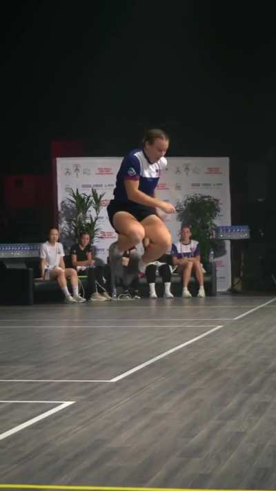 She’s so talented in jumping rope ?