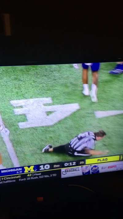 ...on national tv. he dead!