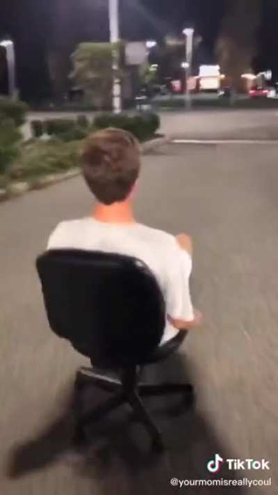 he's just here for the ride