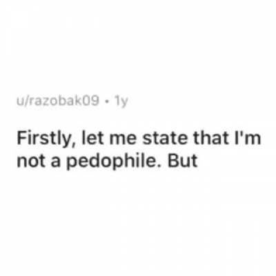 The mythical "but"