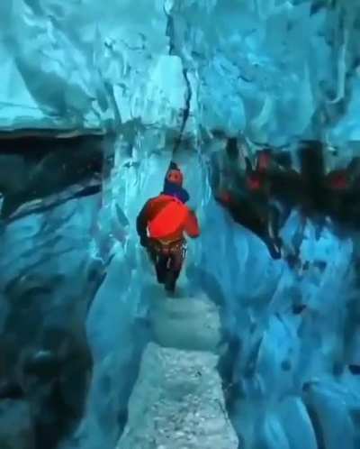 ? Ice cave in Iceland