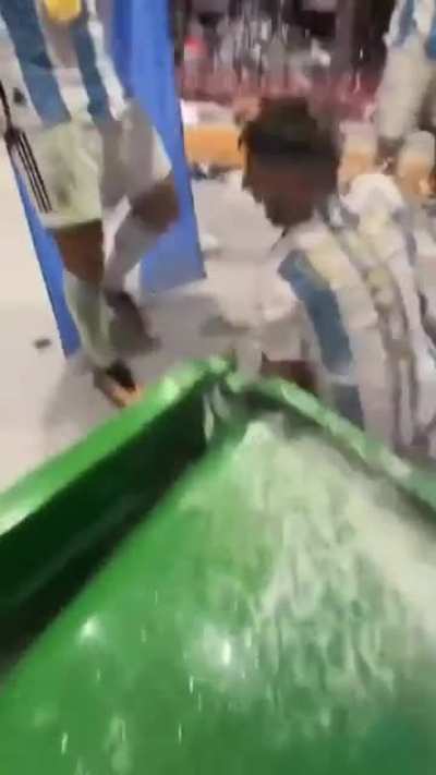Celebrations after the world cup win??