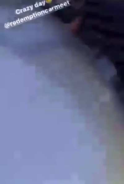 What could go wrong if I try to do some reverse drifts in an Elantra with my door open?