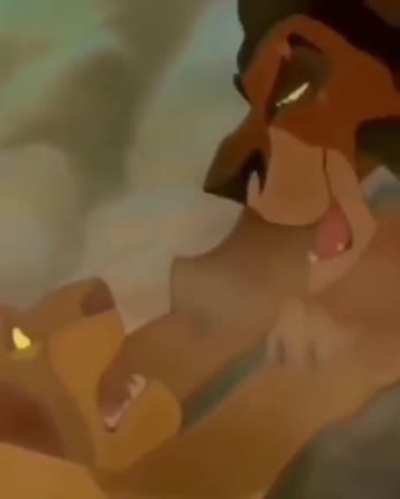 Lion King movie scene in real life.