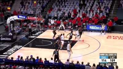 [Highlight] Luka Doncic driving against Pat Beverly again "TOO F**KING LITTLE"