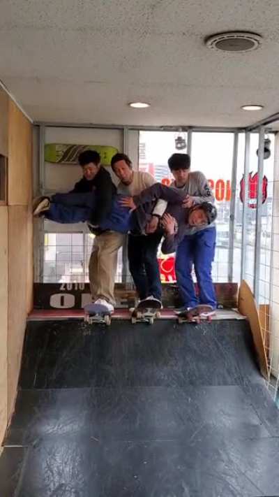 Japanese guy being dudes