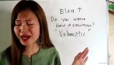 I guess this is one way to sing the song?