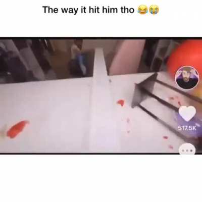 Smack in the face