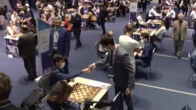 Coolest handshake ever...