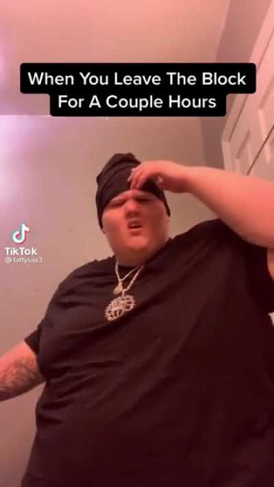 tf he leave for food?