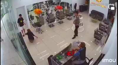to run out the door