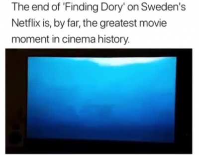 Sweden’s ‘Finding Dory’ Ending…….
