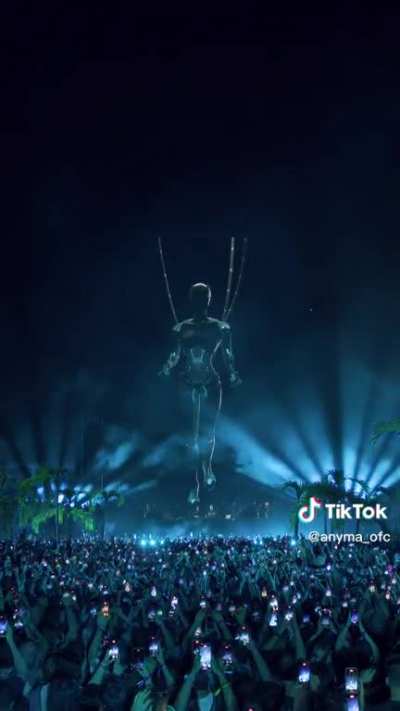 Anyma's visuals are ridiculous during his sets