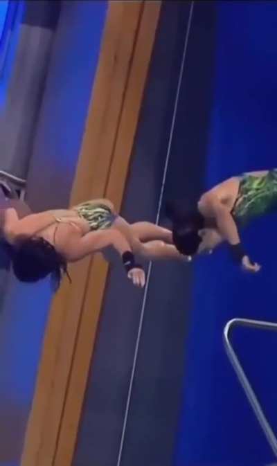 A spectacular dive