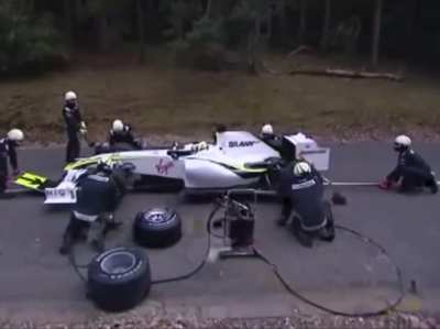 Fastest tire change.