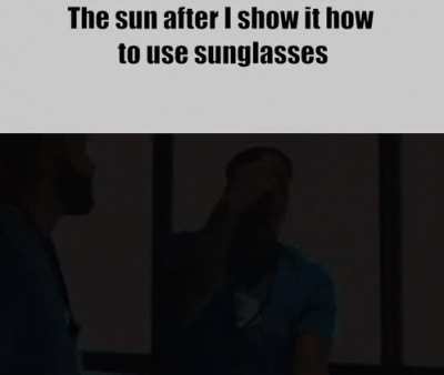 he's cool now, no pun intended