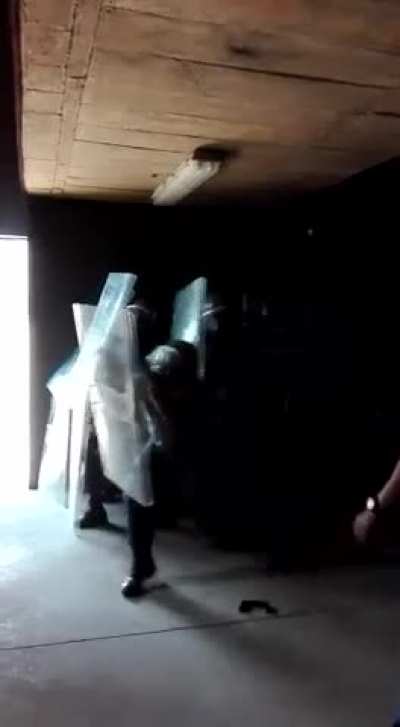 riot control training gone personal? ?