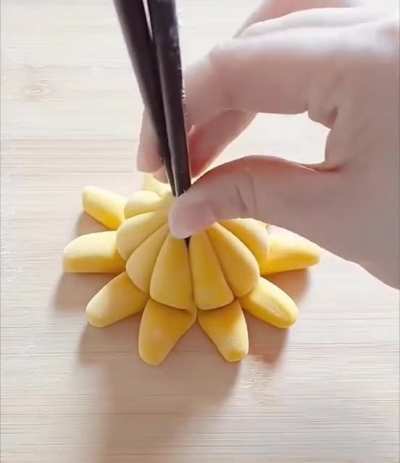 The bends with the chopsticks and all that