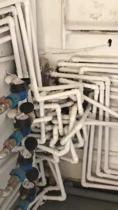 This plumbing job