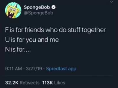 Wait a minute spongebob...