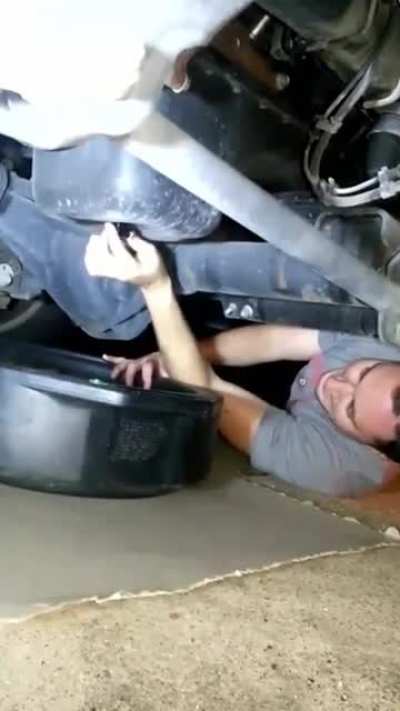 Routine oil change