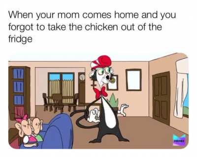Oh no shes home