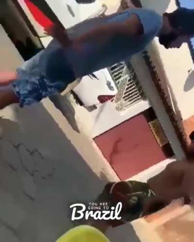 To kick an enemy