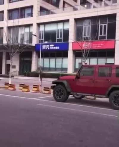 Easy parking , wrangler is the first ?