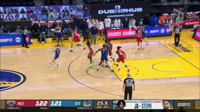 [Highlight] Poole gives the Warriors the lead with 21 seconds left