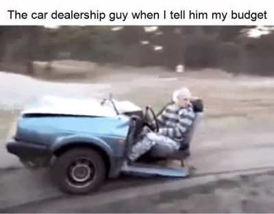 Here's your car, sir
