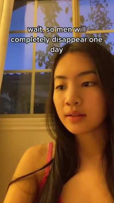 She was dead serious btw
