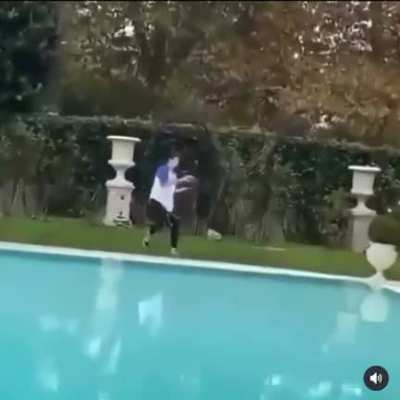 That’s why you don’t play close to a pool........