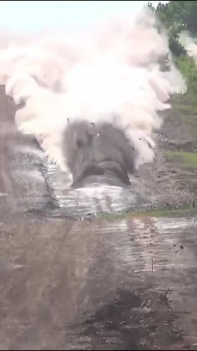 Pipeline blasting