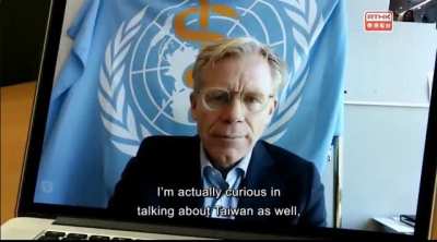 To ask WHO representative about Taiwan