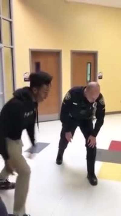 Foot-race against a Policeman