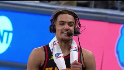 [Highlight] Trae Young: "When you’re in the zone and everyone is saying F you... it got real quiet at the end. For me, I wanted to hear those F you chants again."